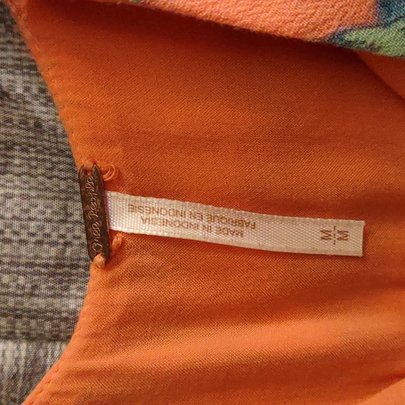 Free People Dear You Floral Mini Dress Size Medium - Picture 6 of 8